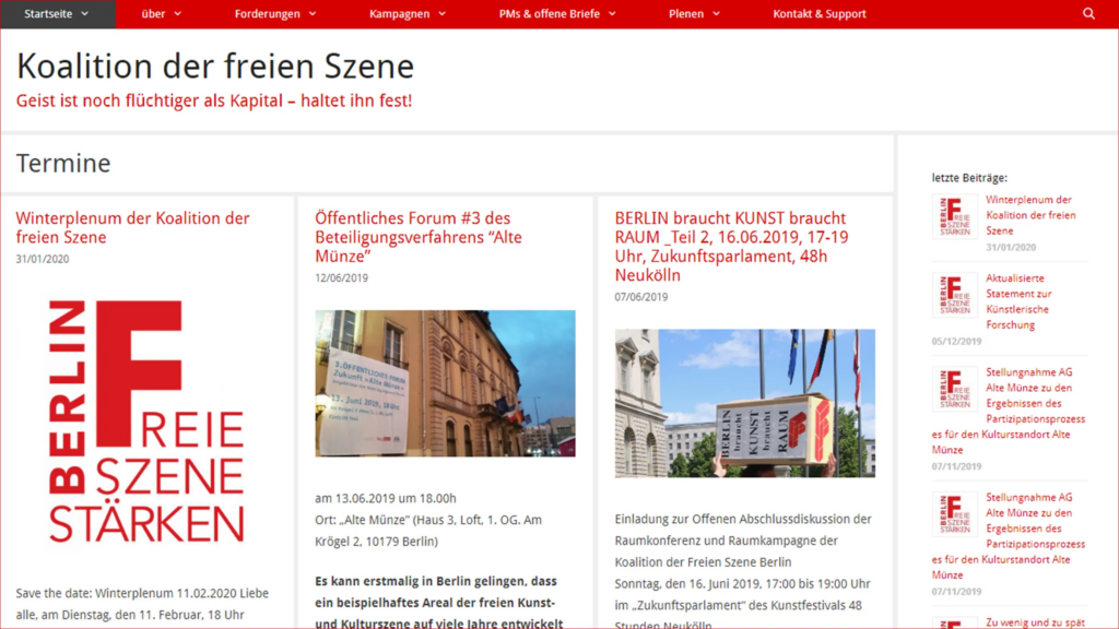 Koalition der freien Szene Berlin